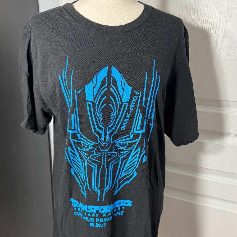 NWOT Transformers The Last Knight Optimus Prime Time, 06.20.17 T-Shirt - L